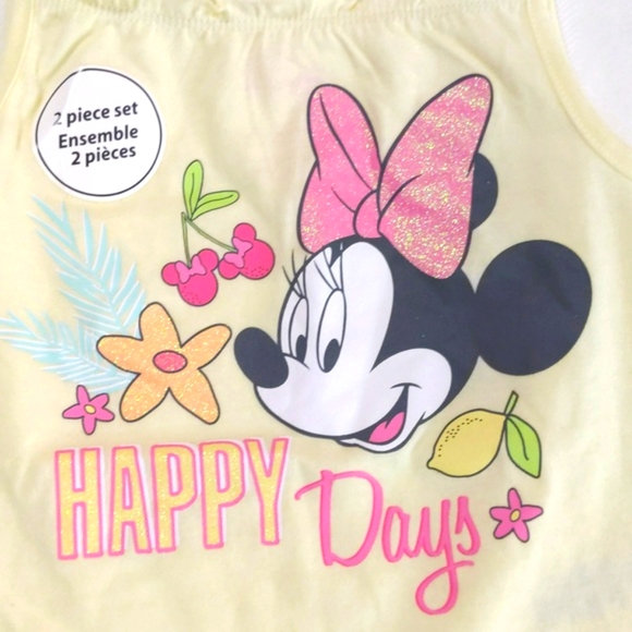NEW disney junior minnie mouse summer graphic tank top 3T toddler girls - Picture 2 of 5